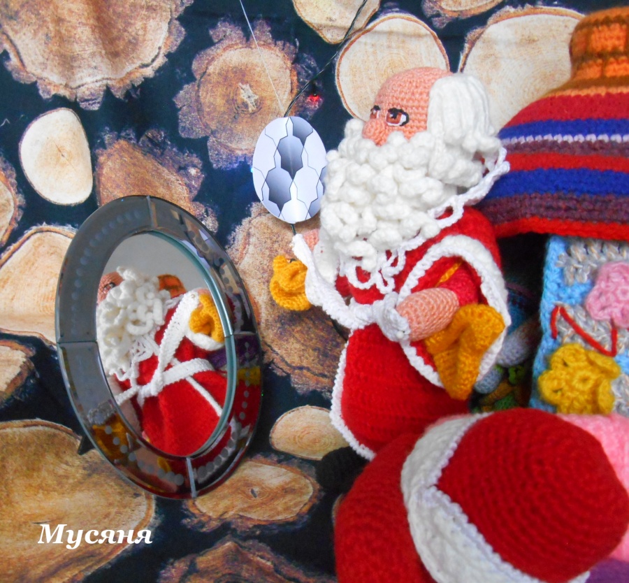 Снегурочка и Дед Мороз. Вяжем крючком.