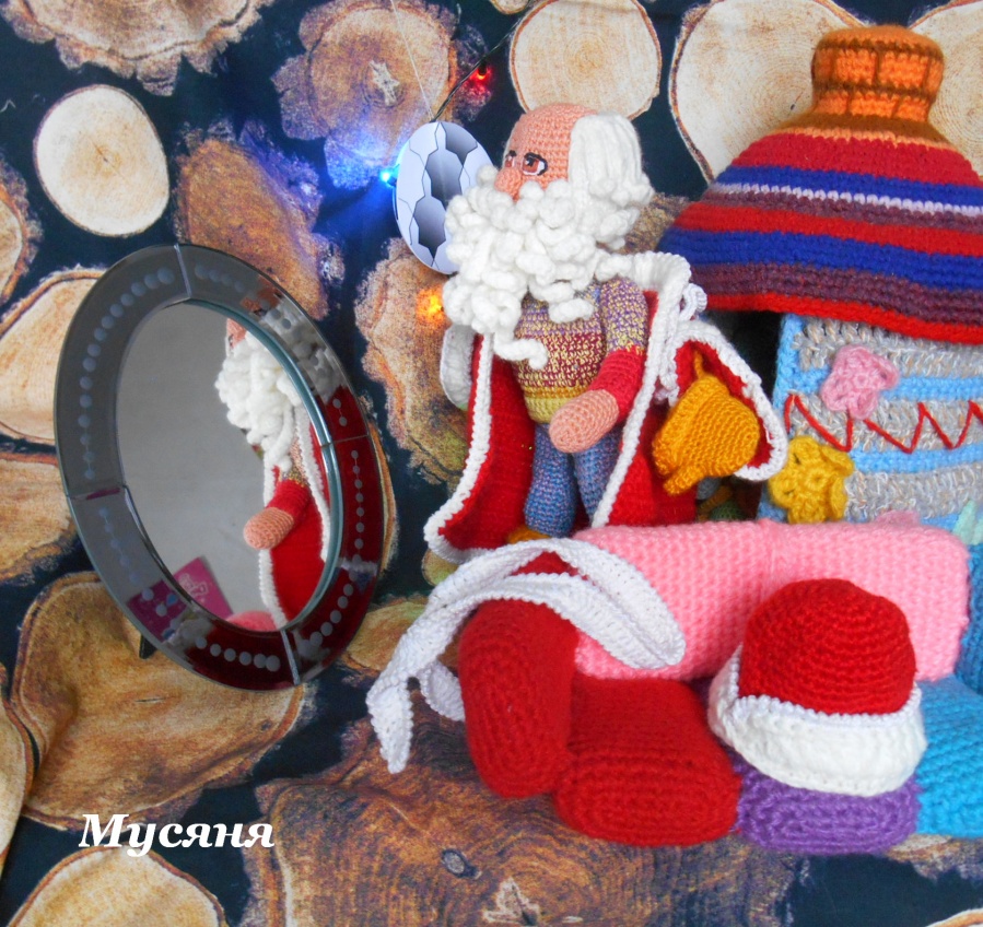 Снегурочка и Дед Мороз. Вяжем крючком.