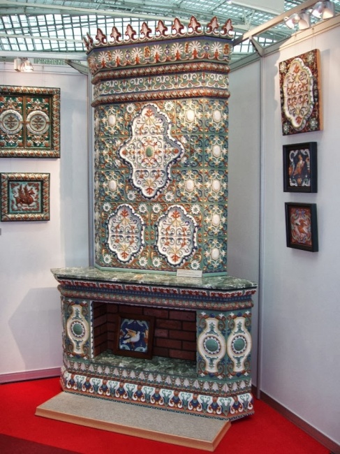 Изразцовые печи и камины.