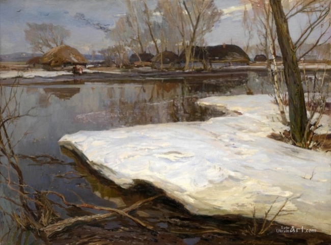 Ранняя весна. Художник Вещилов Константин Александрович (1877 - 1945) Ранняя весна. Художник Вещилов Константин Александрович (1877 - 1945)